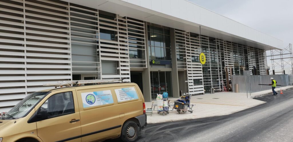 Ολοκληρωμένη Εσωτερική & Εξωτερική Βαφή – Διεθνές Αεροδρόμιο Κεφαλονιάς «Άννα Πολλάτου»