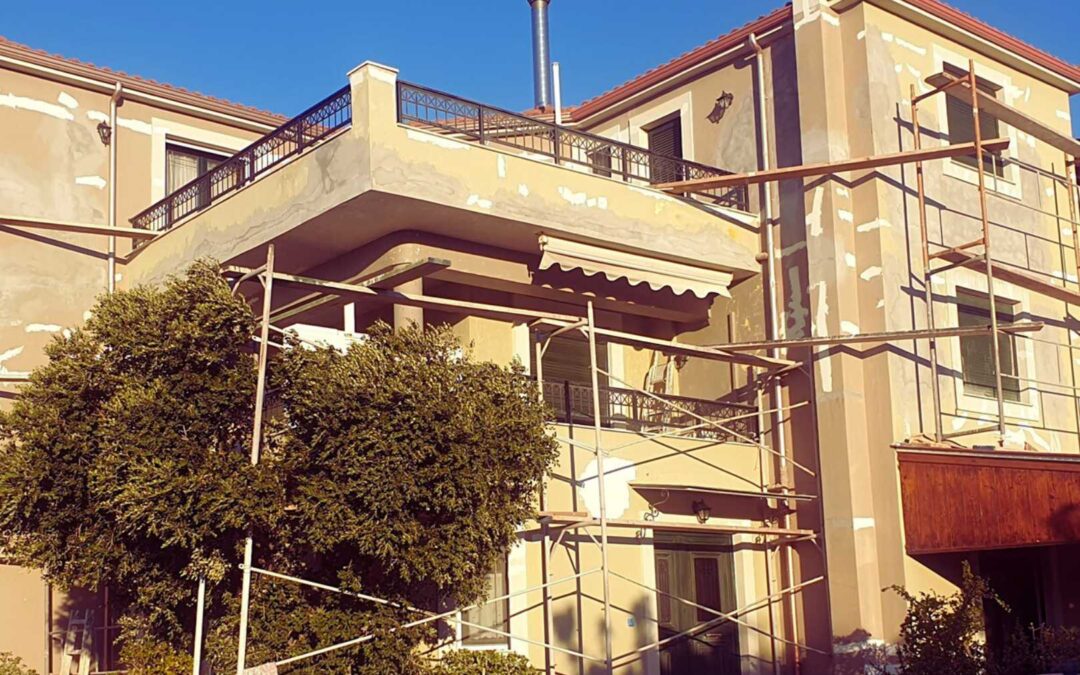 Exterior Painting Project Kefalonia