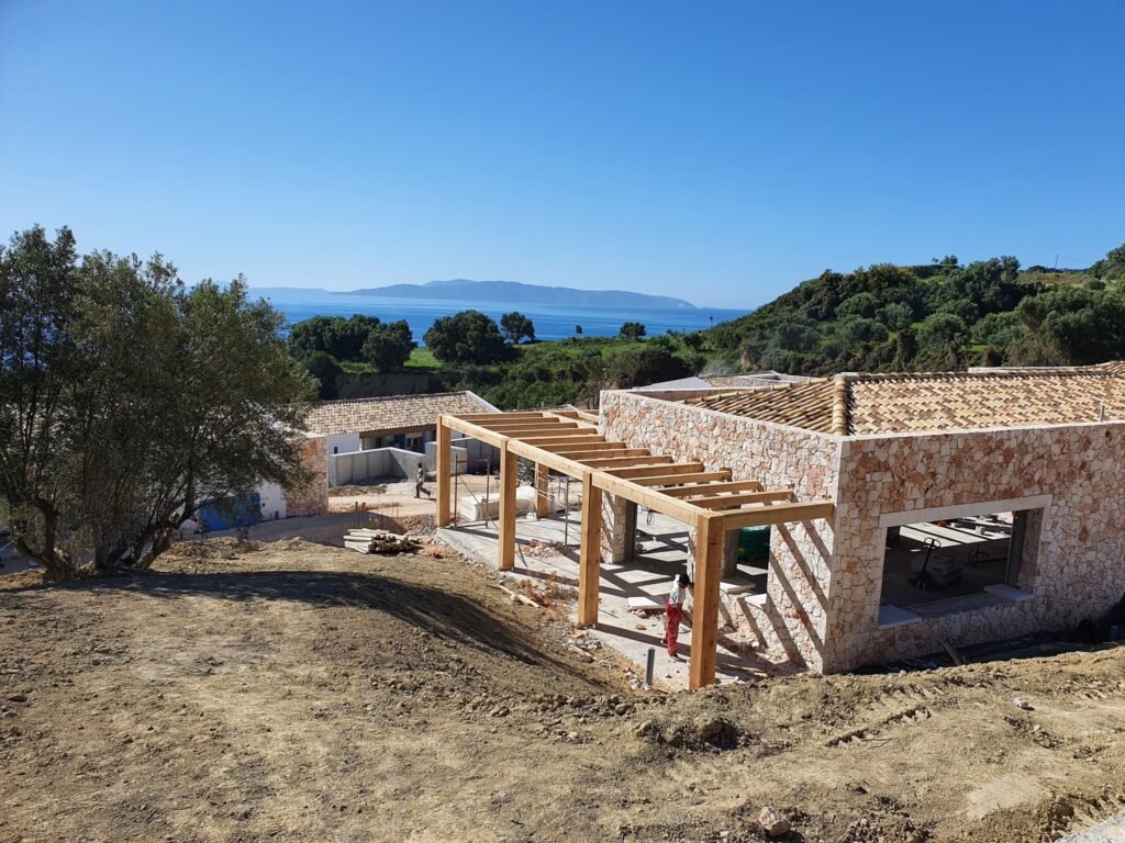 Εσωτερική & Εξωτερική Βαφή – Συγκρότημα Τουριστικών Καταλυμάτων, Σπαρτιά Κεφαλονιάς